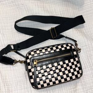 Checkered Crossbody Bag